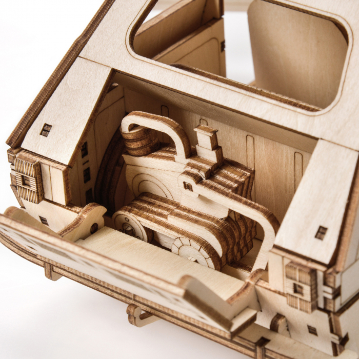 Little Story Wooden Model 3D Puzzle - Fiat 126P [6]