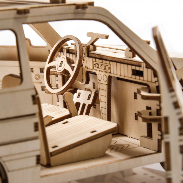 Little Story Wooden Model 3D Puzzle - Fiat 126P [5]