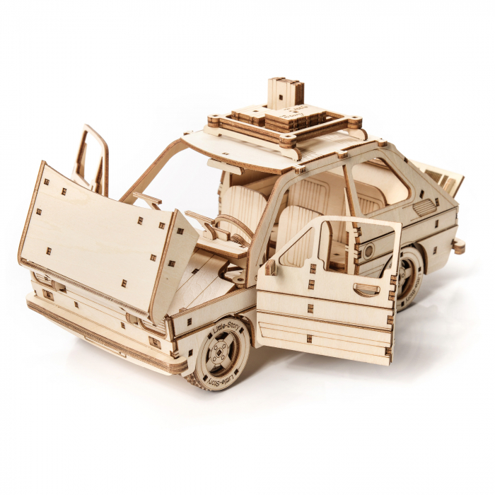 Little Story Wooden Model 3D Puzzle - Fiat 126P [4]