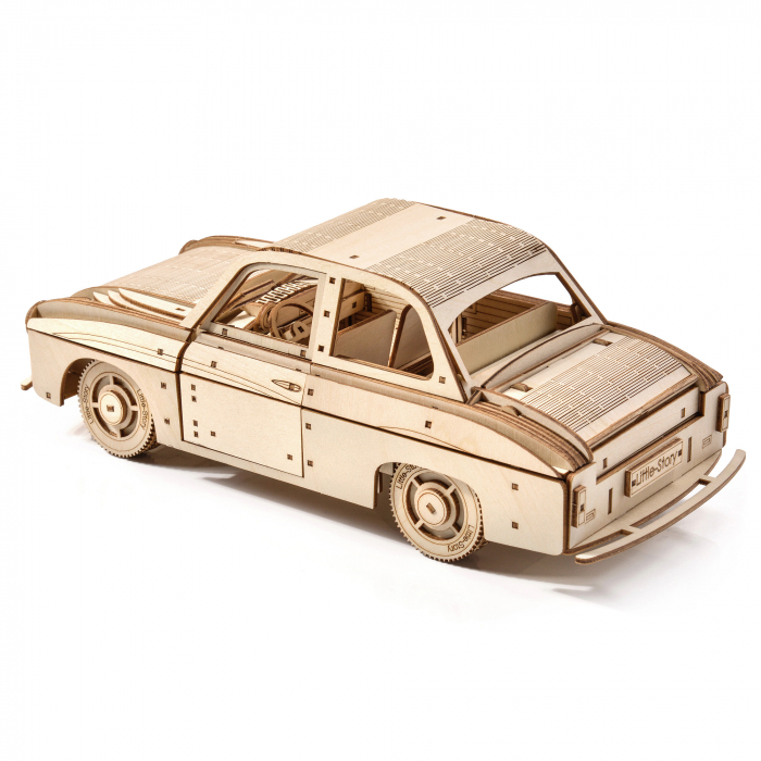 Little Story Wooden Model 3D Puzzle - FSO Syrena 105 [3]