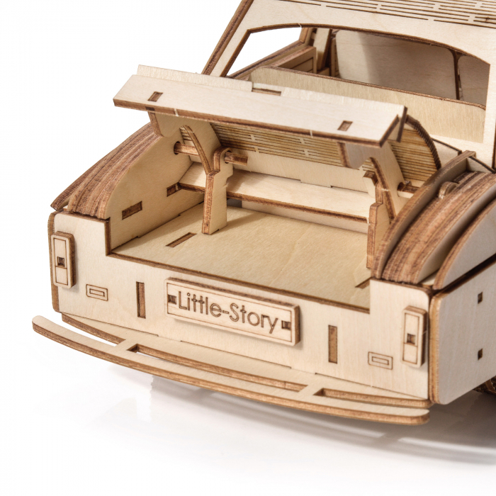 Little Story Wooden Model 3D Puzzle - FSO Syrena 105 [6]