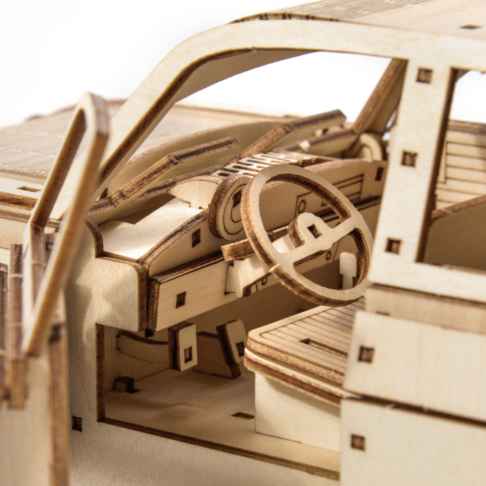 Little Story Wooden Model 3D Puzzle - FSO Syrena 105 [7]