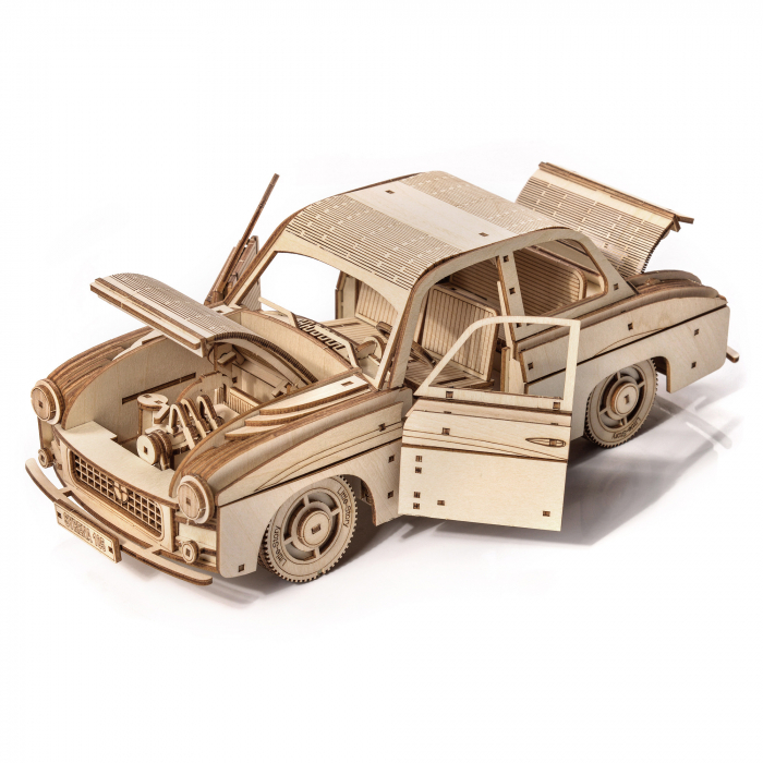 Little Story Wooden Model 3D Puzzle - FSO Syrena 105 [2]