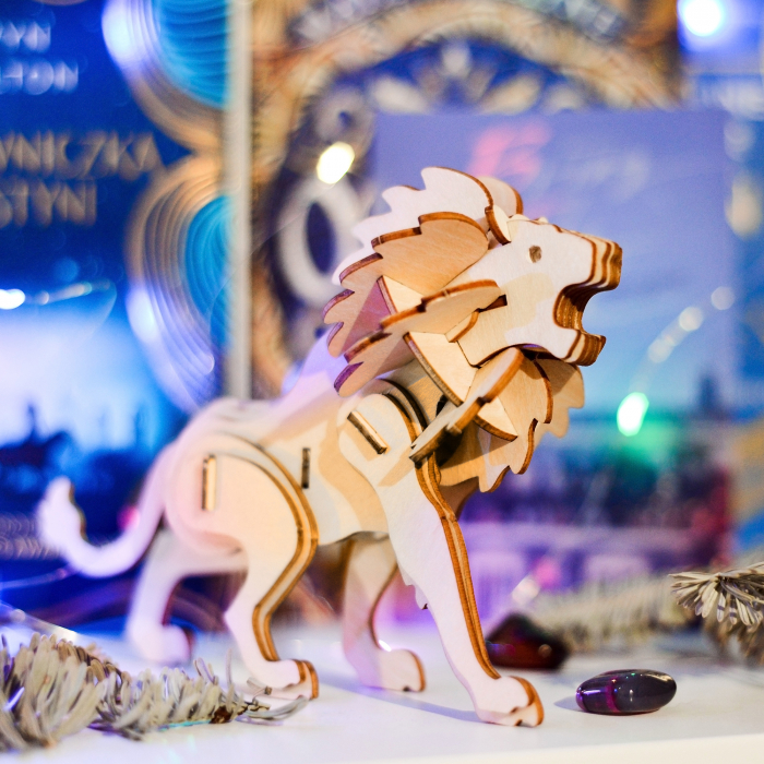 Little Story Wooden Model 3D Puzzle - Lion [2]