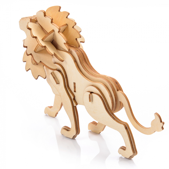 Little Story Wooden Model 3D Puzzle - Lion [3]