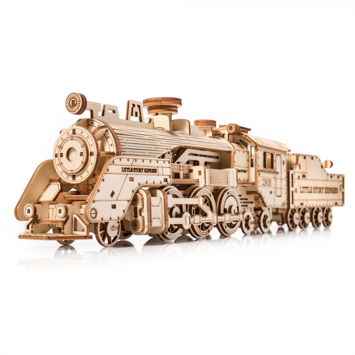 Little Story Wooden Model 3D Puzzle - Locomotive [2]