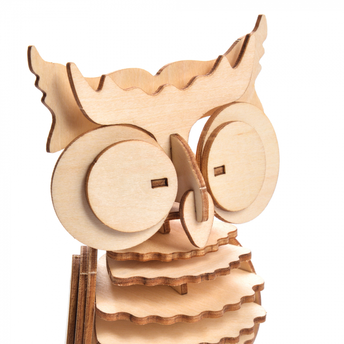 Little Story Wooden Model 3D Puzzle - Owl [4]
