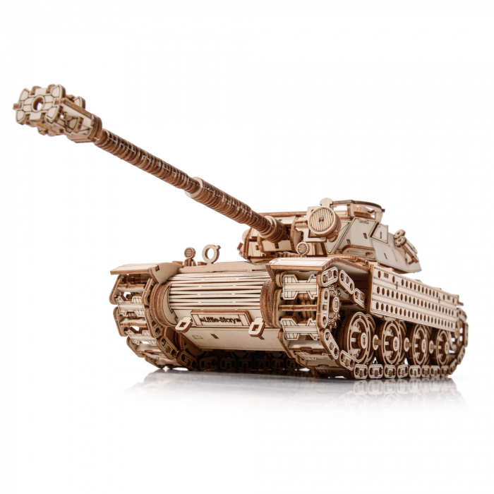 Little Story Wooden Model 3D Puzzle Tank - Bat-Chatillon Bourrasque [5]