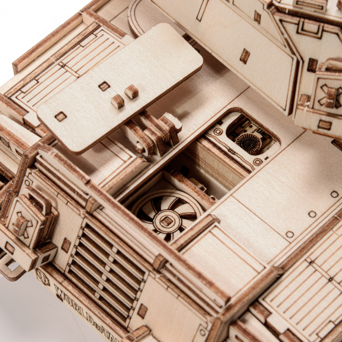 Little Story Wooden Model 3D Puzzle Tank - Bat-Chatillon Bourrasque [8]