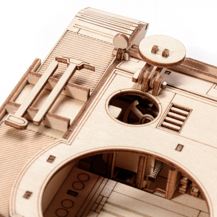 Little Story Wooden Model 3D Puzzle Tank - Bat-Chatillon Bourrasque [9]