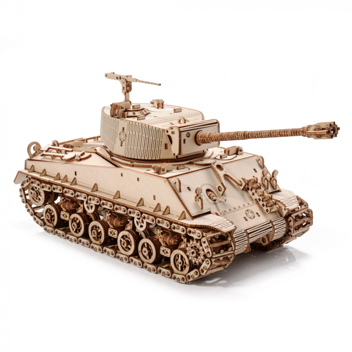 Little Story Wooden Model 3D Puzzle Tank - M4A3E8 Sherman [6]