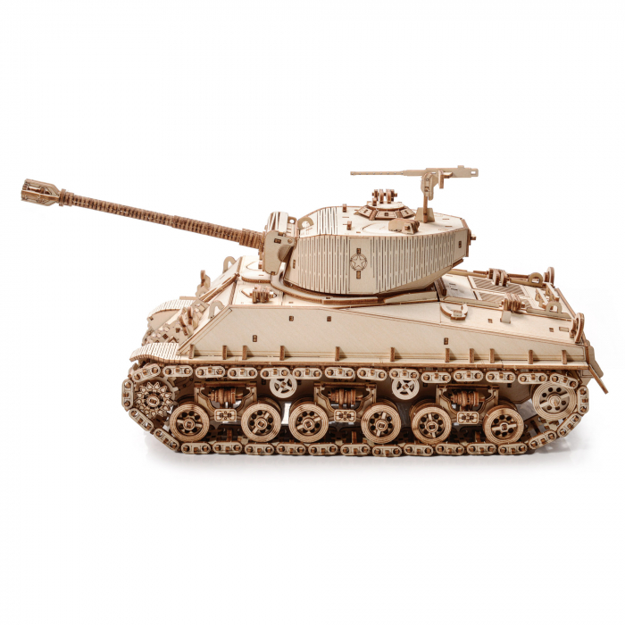 Little Story Wooden Model 3D Puzzle Tank - M4A3E8 Sherman [3]