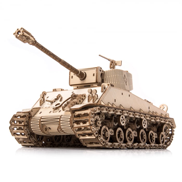 Little Story Wooden Model 3D Puzzle Tank - M4A3E8 Sherman [7]