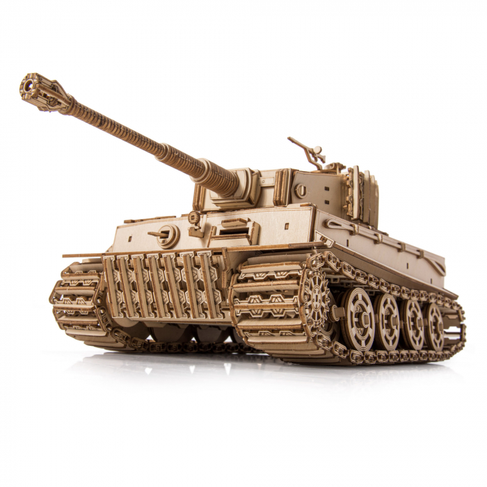 Little Story Wooden Model 3D Puzzle Tank - Tiger I [3]