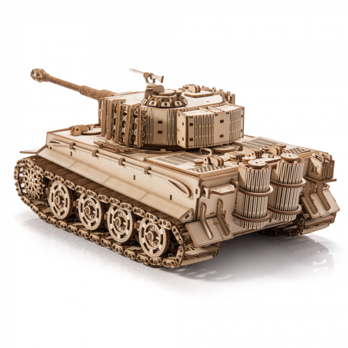 Little Story Wooden Model 3D Puzzle Tank - Tiger I [4]