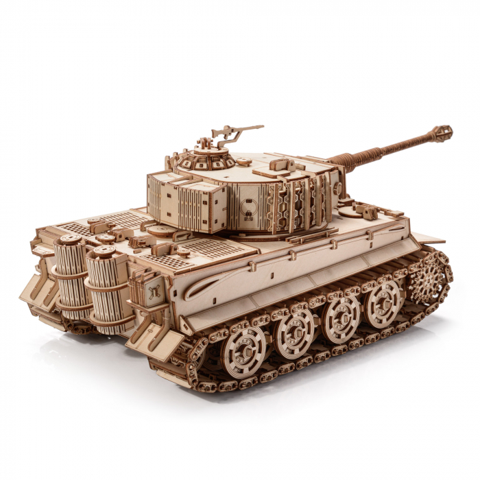 Little Story Wooden Model 3D Puzzle Tank - Tiger I [8]