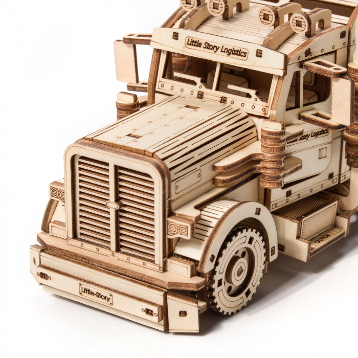 Little Story Wooden Model 3D Puzzle - Truck [7]