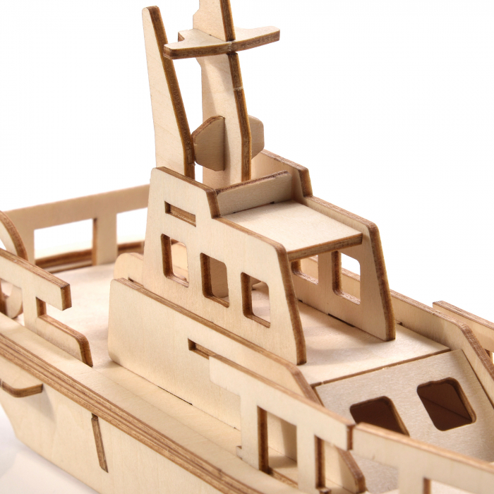 Little Story Wooden Model 3D Puzzle - Yacht [3]