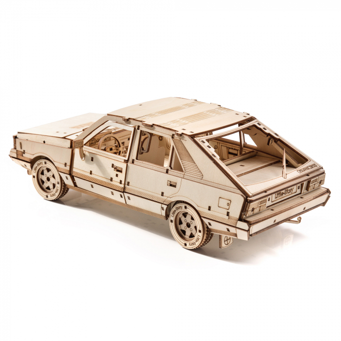 Little Story Wooden Model 3D Puzzles DIY - FSO Polonez 1500 [3]