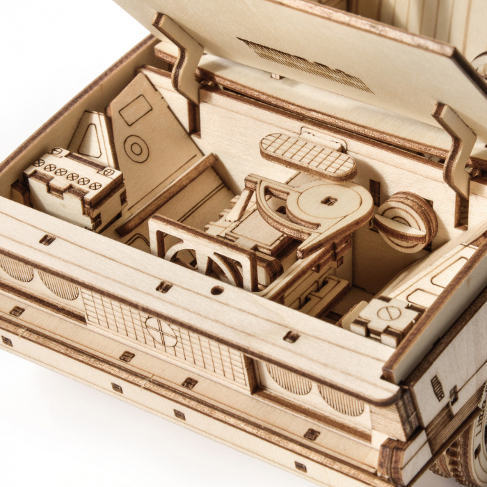 Little Story Wooden Model 3D Puzzles DIY - FSO Polonez 1500 [7]