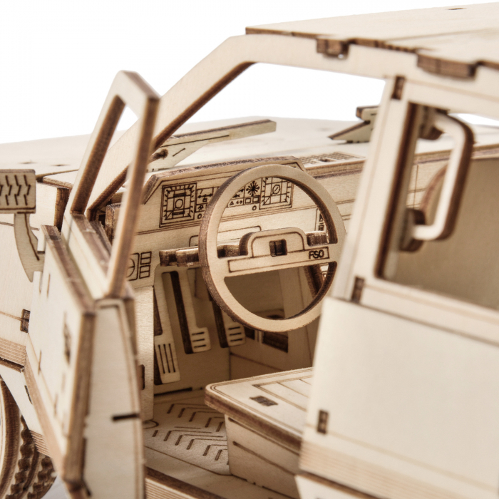 Little Story Wooden Model 3D Puzzles DIY - FSO Polonez 1500 [4]