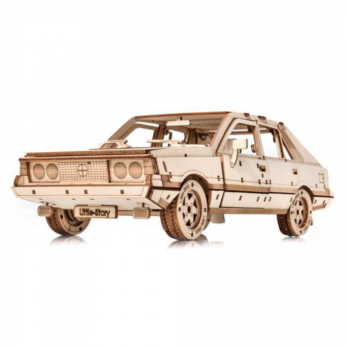 Little Story Wooden Model 3D Puzzles DIY - FSO Polonez 1500 [2]