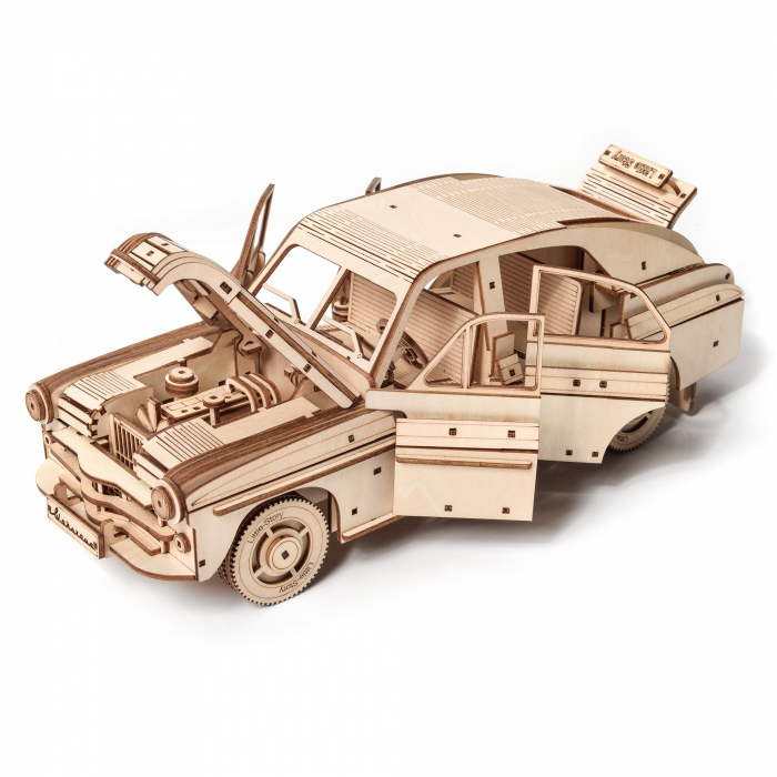 Little Story Wooden Model 3D Puzzles DIY - FSO Warszawa [8]