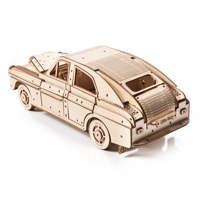 Little Story Wooden Model 3D Puzzles DIY - FSO Warszawa [3]