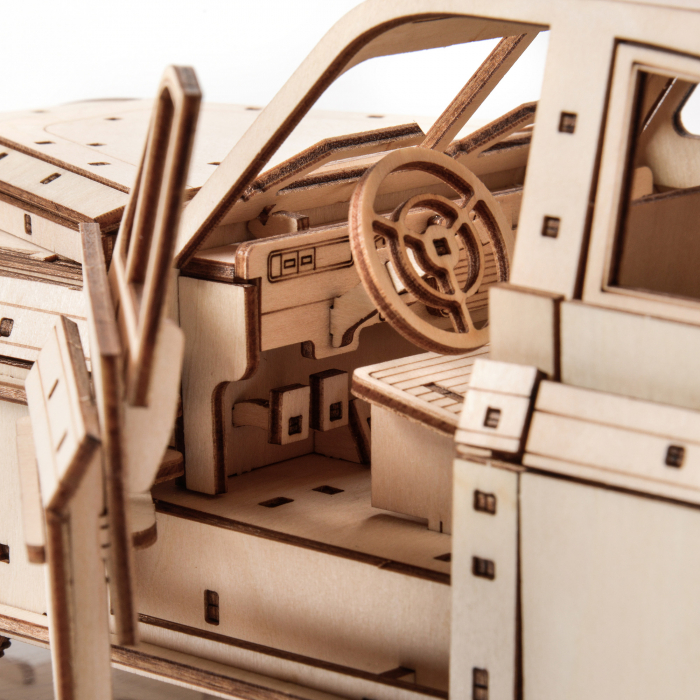 Little Story Wooden Model 3D Puzzles DIY - FSO Warszawa [5]