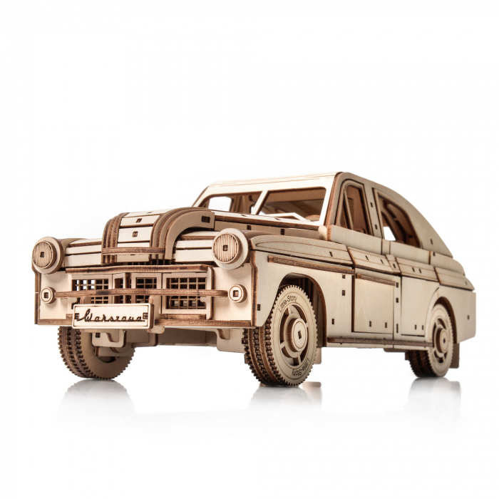 Little Story Wooden Model 3D Puzzles DIY - FSO Warszawa [2]