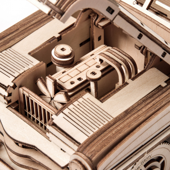 Little Story Wooden Model 3D Puzzles DIY - FSO Warszawa [7]