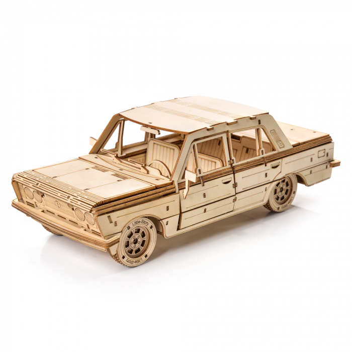 Little Story Wooden Puzzle 3D Model - FSO Fiat 125p [2]