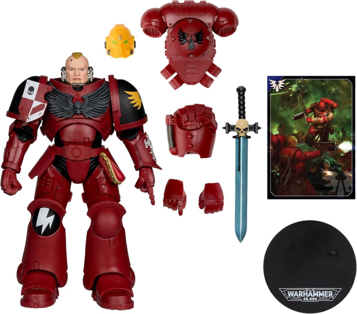 McFarlane - Warhammer 40,000 Assault Intercessor Sergeant (Blood Angel) 7-inch Action Figure [2]