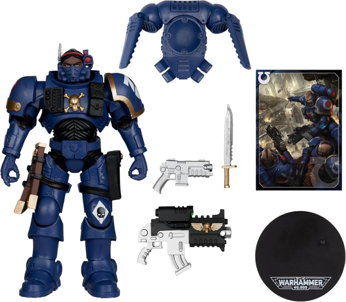 McFarlane - Warhammer 40,000 Lieutenant in Phobos Armour (Ultramarines) 7-inch Action Figure [2]