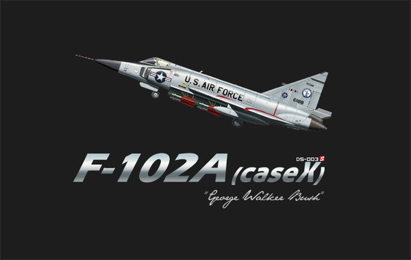 MENG DS-003S - 1:72 Convair F-102A (Case X) George Walker Bush Edition [1]