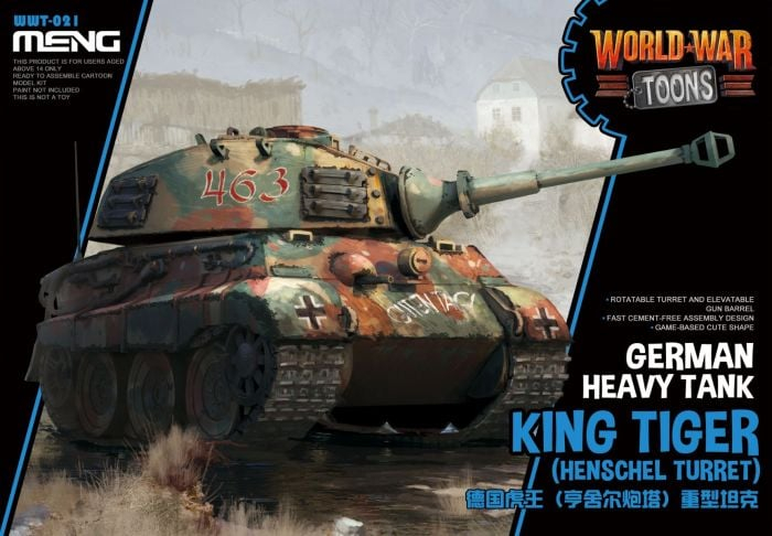 MENG - German Heavy Tank King Tiger (Henschel Turret)  (cartoon model) [1]
