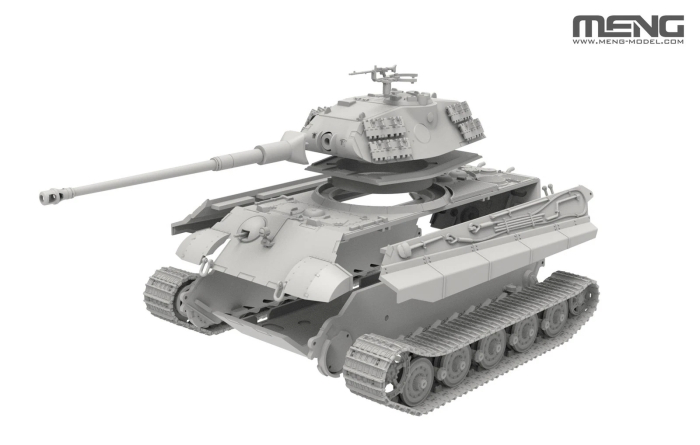 Meng 72010 - 1:72 German Heavy Tank Sd.Kfz.182 King Tiger (Porsche Turret) [3]