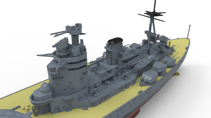 MENG PS-001 - 1:700 Royal Navy Battleship H.M.S. Rodney (29) [3]