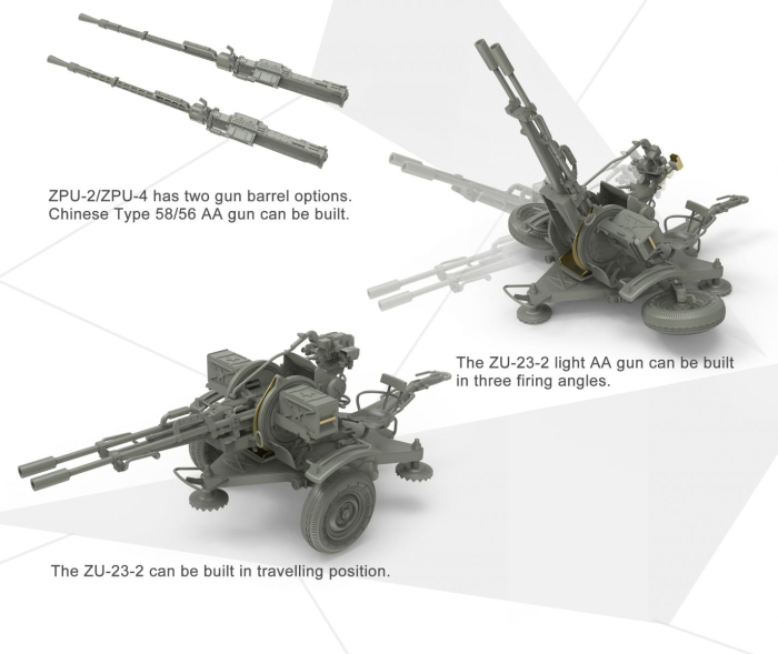 MENG SPS-026 - 1:35 Russian Anti-Aircraft Gun set [4]