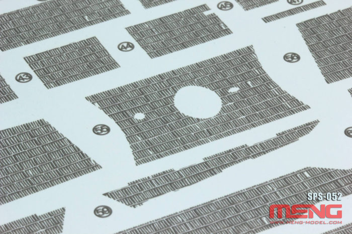 MENG SPS-052 - German Panther A Late Zimmerit Decal C 1:35 [2]