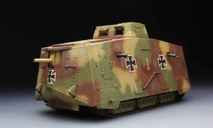 MENG TS-017 - 1:35 GERMAN A7V TANK (KRUPP) [3]
