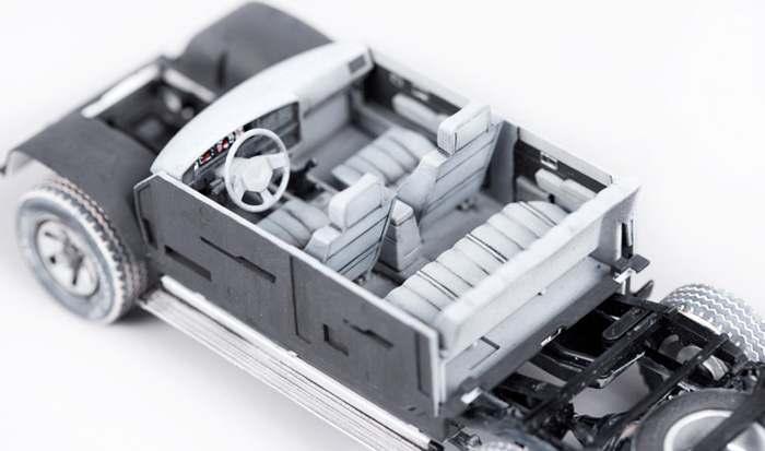 MENG VS-001 - 1:35 Dual Cab Toyota Hi-Lux Pick Up w/ZPU-1 [3]