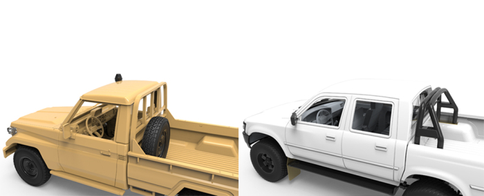 MENG VS-007 - 1:35 Pick-up Set [4]