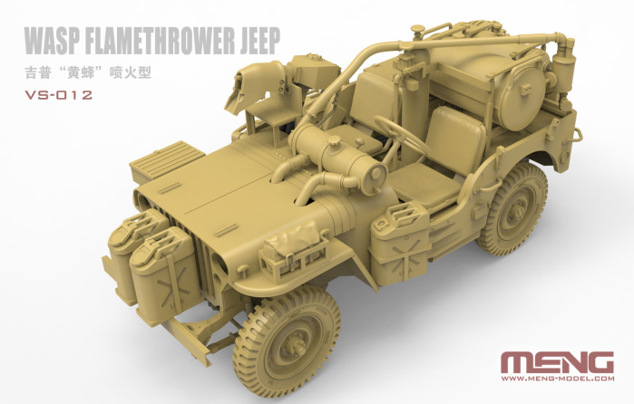MENG VS-012 - 1:35 MB Willys Jeep WASP Flamethrower [2]