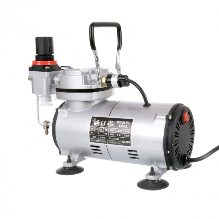 Mini compresor pentru aerograf Fengda AS18-2 [2]