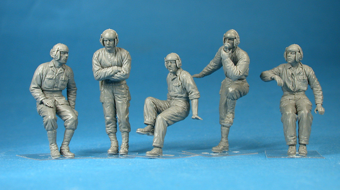 Miniart 35126 - 1:35 U.S. TANK CREW - 5 figures [2]