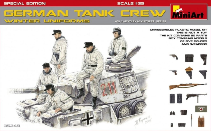 Miniart 35249 - German Tank Crew (Winter Uniforms) - SpecialEdition - 5 figures 1:35 [1]