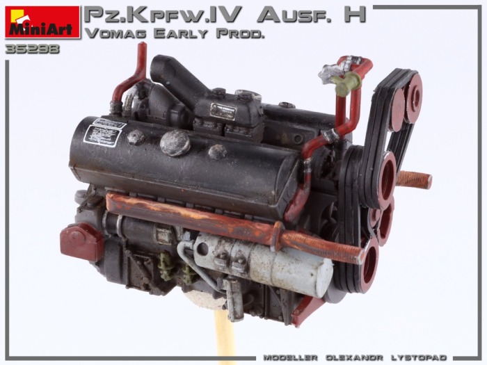 Miniart 35298 - 1:35 Pz.Kpfw.IV Ausf. H Vomag. Early Prod. (May 1943) Interior Kit [3]