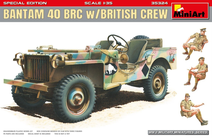 Miniart 35324 - 1:35 Bantam 40 BRC w/British Crew. Special Edition [1]