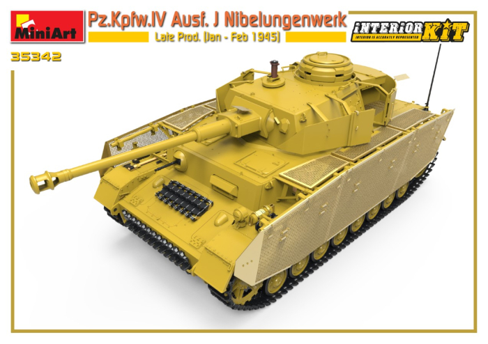 Miniart 35342 - 1:35 Pz.Kpfw.IV Ausf. J Nibelungenwerk Late Prod. (Jan - Feb 1945) Interior Kit [6]